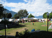 Campings bij Tenero aan het Lago Maggiore